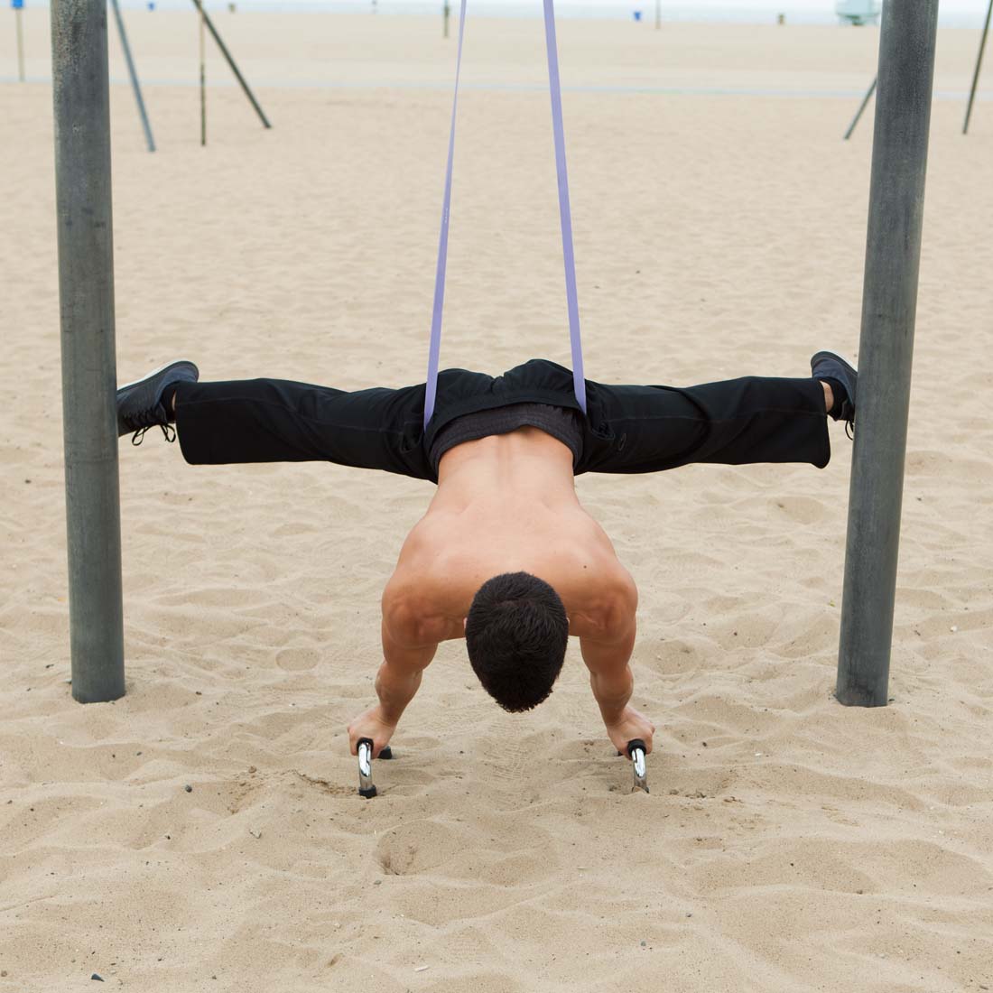 Planche with Resistance Bands